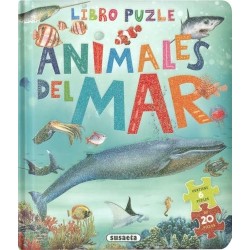 LIBRO PUZLE ANIMALES DEL MAR