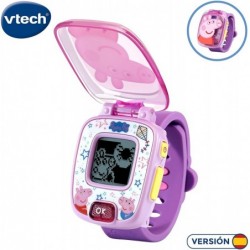 RELOJ DE PEPPA PIG MORADO