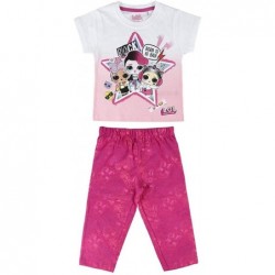 PIJAMA CORTO ROSA LOL T 4-5