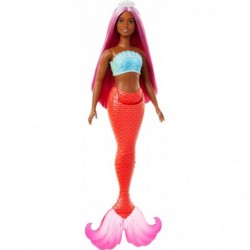 BARBIE SIRENA COLA CORAL