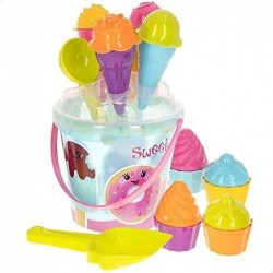 SET CUBO DE PLAYA HELADOS