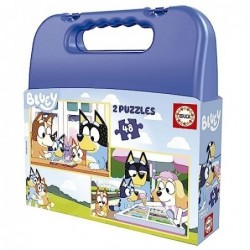 PUZZLE 2X48 MALETA BLUEY