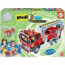 PUZZLE 3D COCHE DE BOMBEROS