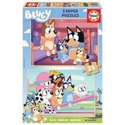 PUZZLE 2X25 BLUEY