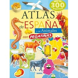 ATLAS DE ESPAÑA PEGATINAS