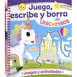 JUEGA ESCRIBE Y BORRA UNICORNI