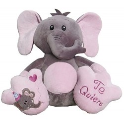 PELUCHE ELEFANTE T. Q. 40 CM