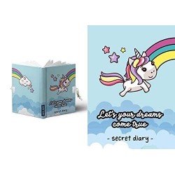 DIARIO CANDADO UNICORNIO