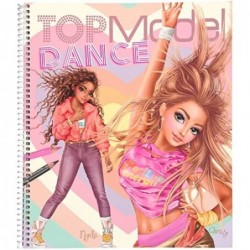 LIBRO COLOREAR TOP MODEL DANCE