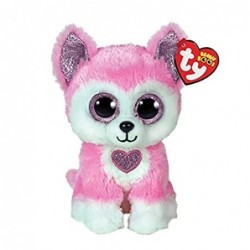 BEANIE BOO PINK HUSKY