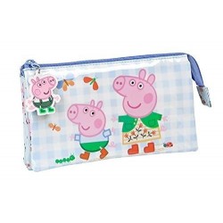 PORTATODO TRIPLE PEPPA PIG