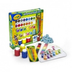 SET DE PINTURAS LAVABLES 40 PZ