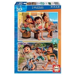 PUZZLE 2X48 LUCA DISNEY