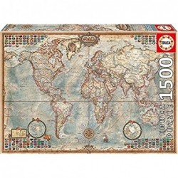 PZ 1500 EL MUNDO MAPA POLITICO